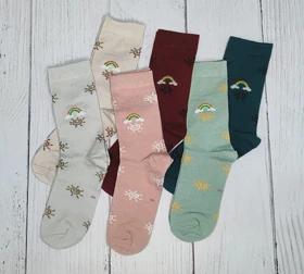 جوراب بچه گانه ساقدار خورشید خانوم سایز 6