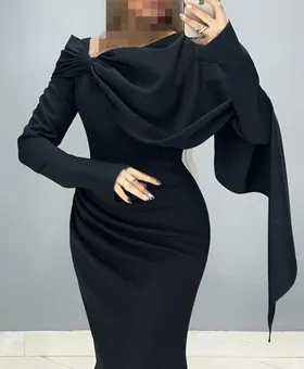 پیراهن ماکسی پوشیده
