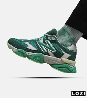 کفش کتانی مردانه سبز سفید NEW BALANCE 9060