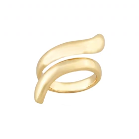 انگشتر زنانه مدل دولاین پیچی