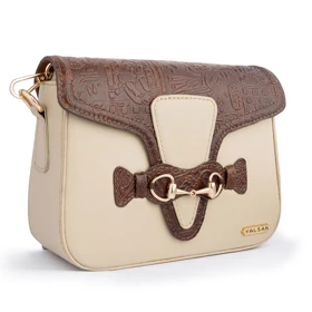 کیف دوشی زنانه چرم یلسان مدل اما کد 131-CLP