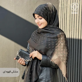 روسری نخ کشمیر آلیس نگین‌دار
