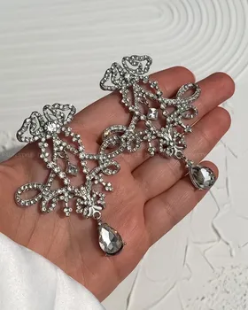 گوشواره جواهری هندسی 00065
