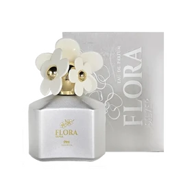 ادوپرفیوم زنانه پینک ویژوآل مدل Flora Silver حجم 100 میلی لیتر – رایحه Lancome Tresor Midnight Rose