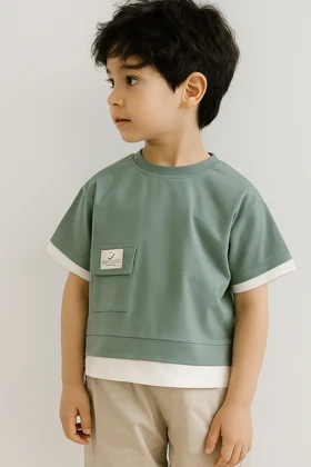 تیشرت پسرانه مرینو Merino کد 1735