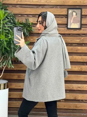 پالتو فوتر جلو ژیله دار