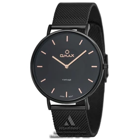 ساعت مینیمال اوماکس مشکی Omax VG02M22I