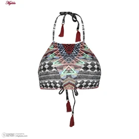 مایو 2 تکه دخترانه رنگ مشکی