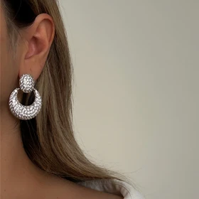 گوشواره زنانه طرح جواهر کد 899