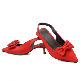 کفش مجلسی زنانه پاشنه‌دار 3 سانت مدل sandal valentino _ 4003p