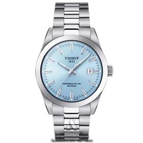 ساعت تیسوت صفحه آبی Tissot Powermatic 80 Silicium SB22