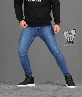 شلوار جین آبی تیره ZARA