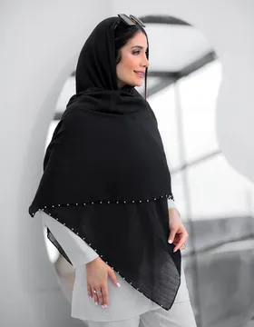 روسری وال اسلپ دور مرواریدی