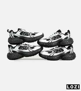کفش کتانی مردانه و زنانه سفید مشکی NEW BALANCE 530 V02