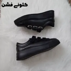 کتانی ونس سه چسب مشکی لژدار