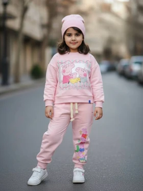 ست بلوز شلوار دخترانه پپاپیگ نیلسام 919