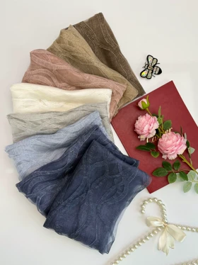 شال ویسکوز طرح موج 20674