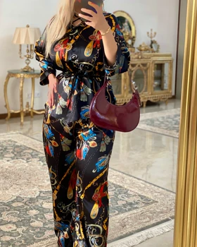شومیز شلوار طرح‌دار