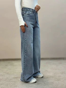 شلوار جین فلربگ اسیدشور8193