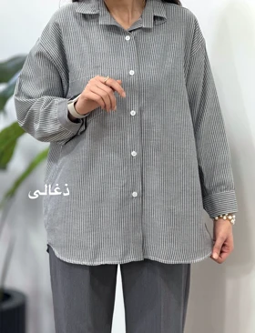 تونیک مانتویی راه راه ترند 1
