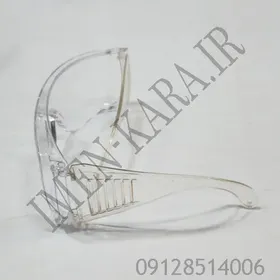 عینک ایمنی کار سفید دسته کره کره