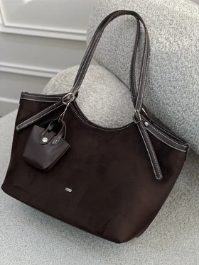 کیف جیر زنانه دستی چاکلت