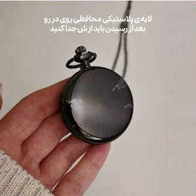 گردنبند ساعتی مدل بتمن/ ساده/ اسکلتی