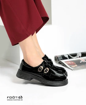 کفش کالج لوفر زنانه LVL two buckles