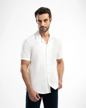 ام کی کالکشن پیراهن آستین کوتاه mk-27000-white