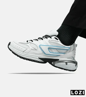 کفش کتانی مردانه سفید آبی DIESEL S-SERENDIPITY SPORT