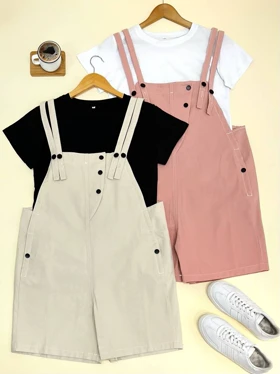 ست دو تیکه سرهمی+تیشرت کد 1849