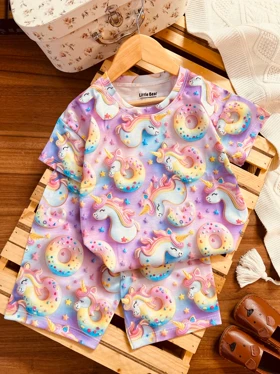 ست بچگانه یونی دونات سه بعدی