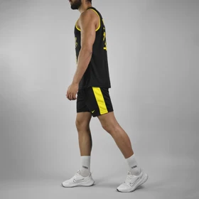 ست رکابی و شلوارک ورزشی مردانه لیکرز مدل PY-Nike 24 مشکی