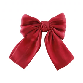 گیره مو فرانسوی دخترانه مدل پاپیونی (قرمز)