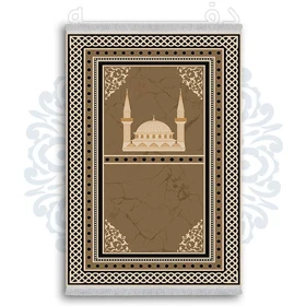 فرشینه از جنس پارچه هازان مخمل ترک طرح سجاده برند دفه کد DSJ 5