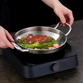 تابه سرو دسته دار گرد سیلور