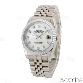 ساعت رولکس دیت جاست مردانه سیلور 104789