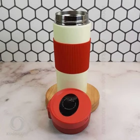 تراول ماگ کافی درجه دار 350 میلی لیتر (سفید)