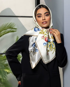 روسری ساتن