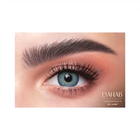 لنز رنگی فصلی دهب Dahab (lumiere blue (آبی طوسی دورمشکی))