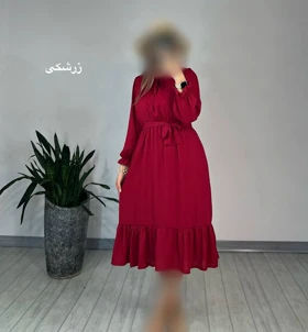 پیراهن حریر کاملیا 2
