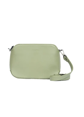 کیف کراس بادی چرم زنانه مدل آبلا New (سبز مغز پسته ای)