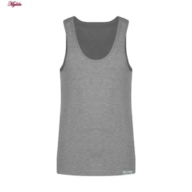 زیرپوش رکابی مردانه ملانژ برهان تن پوش مدل 1003 بسته 6 عددی