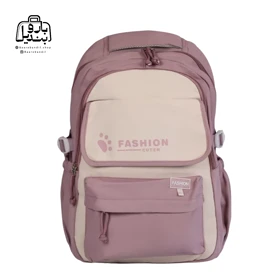 کوله‌پشتی مدرسه فشن Fashion کد 3504 (طوسی-یاسی)