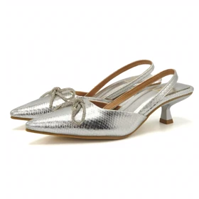 کفش مجلسی زنانه پاشنه‌دار 3 سانت مدل 4027 _ sandal valentino
