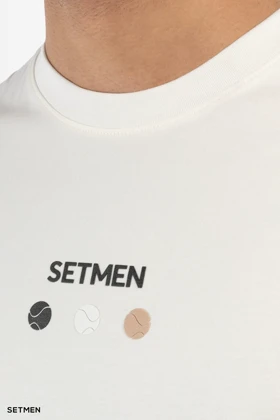 تیشرت مردانه ست من طرح توپ تنیس/ پدل