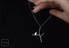 گردنبند نقره جوجه