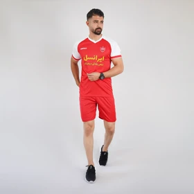 پکیج ست پرسپولیس مردانه ایرانسل +ست سویشرت شلوار پرسپولیس مردانه مدلJ92