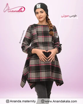 تونیک طرحدار پشمی جانان
