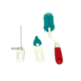 شیشه شور سیلیکونی 3 تکه استند دار